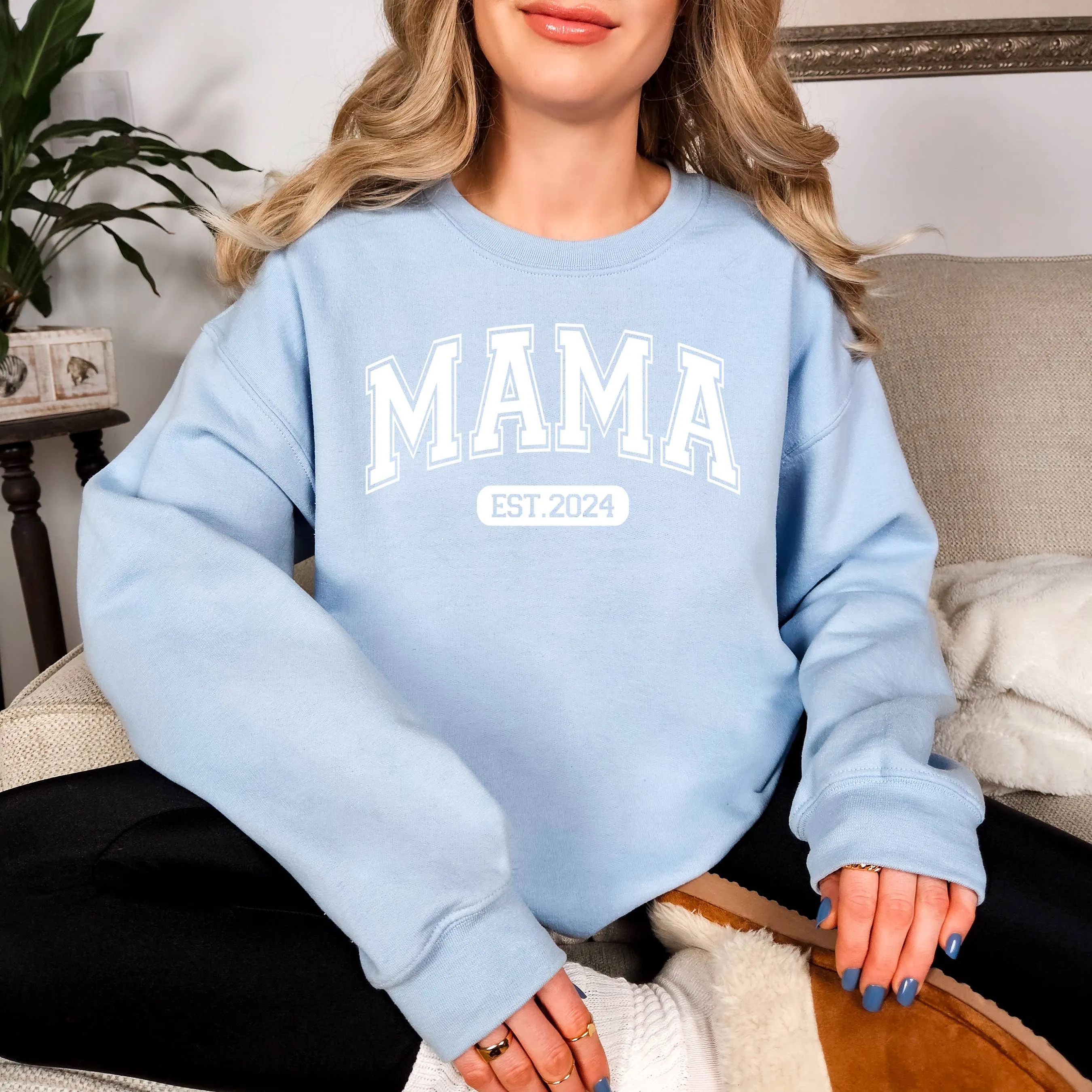 Custom MAMA Sweatshirt, Personalized Sweatshirt