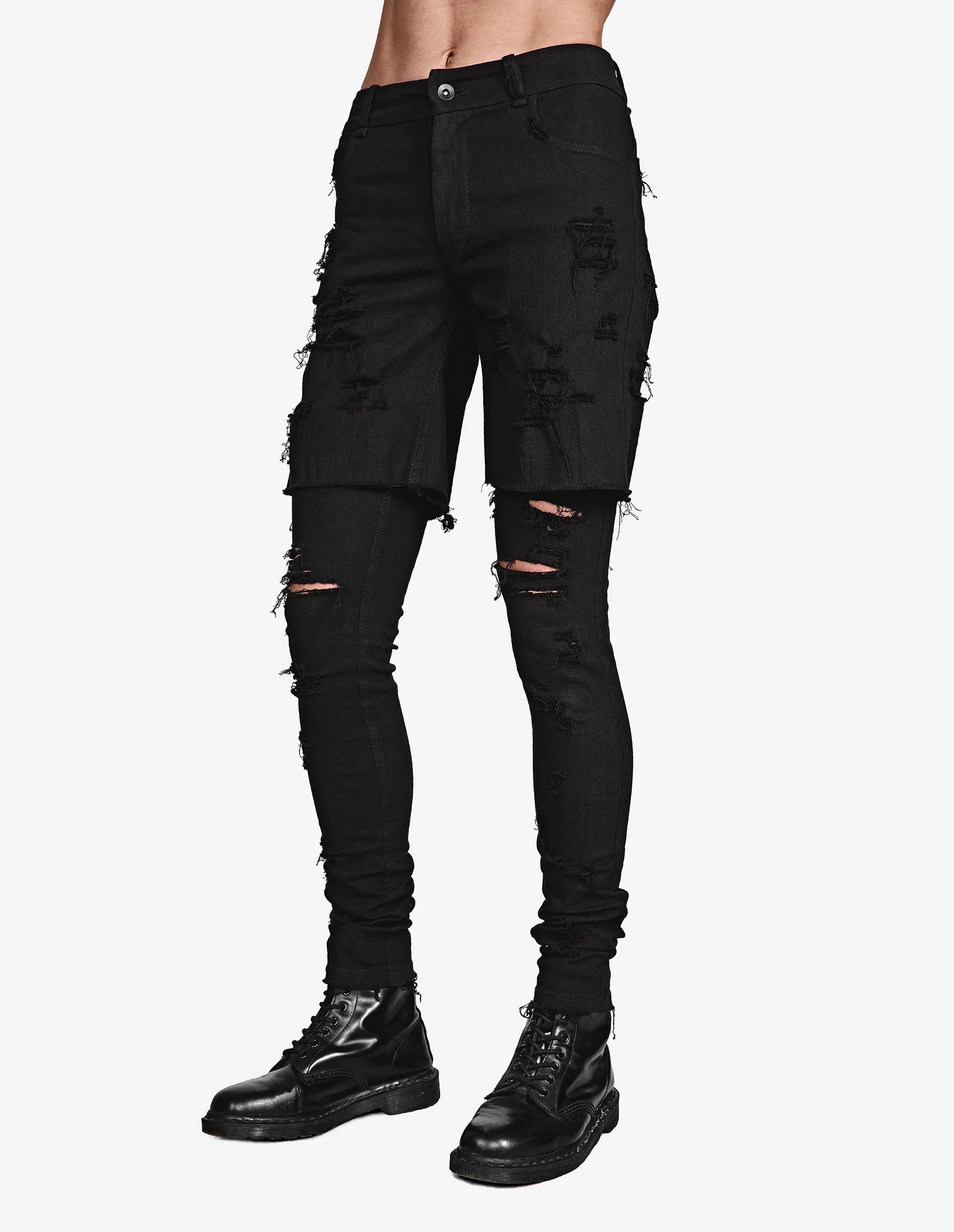 Denim Shorts with Jeans