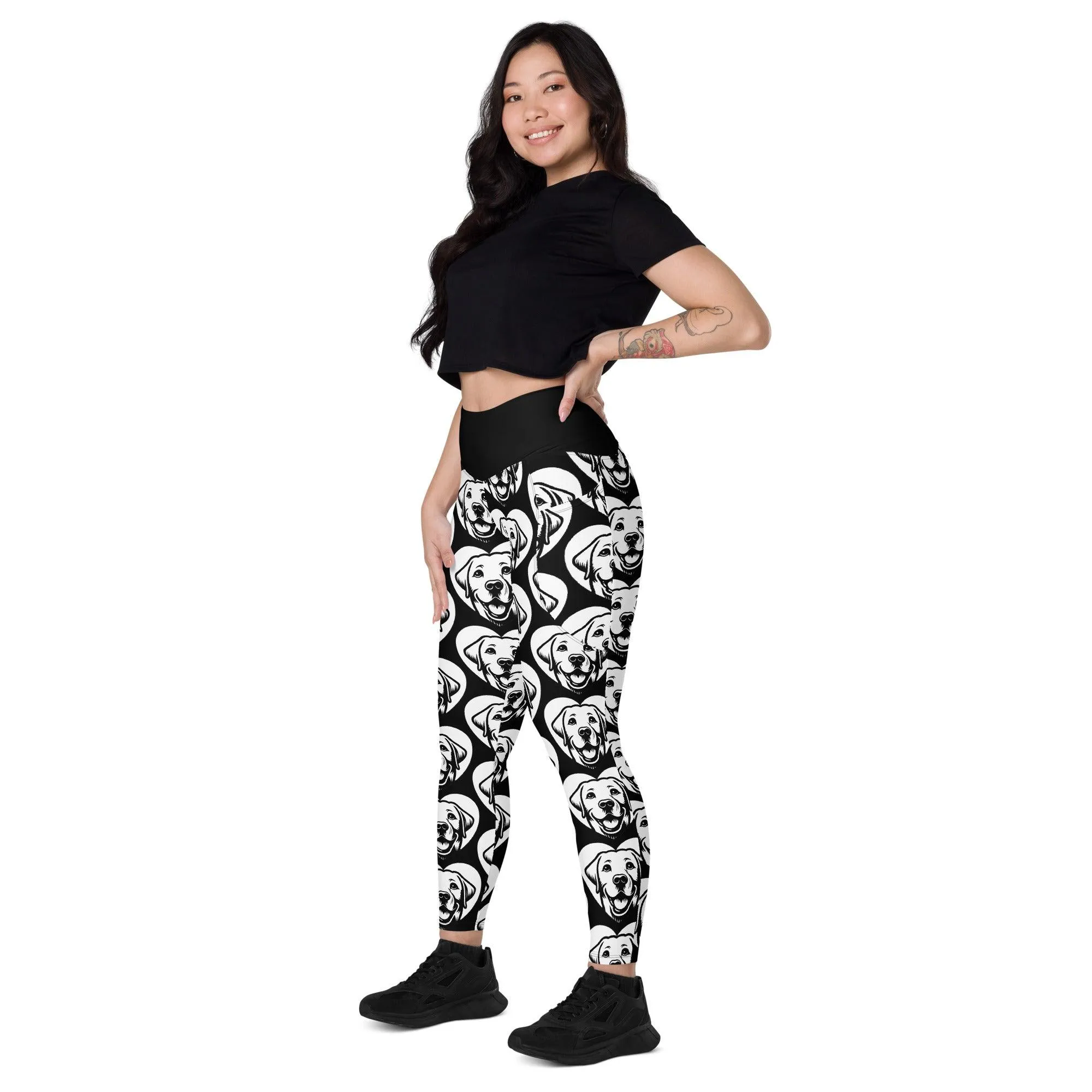 DOG BREED LEGGINGS with pockets - LABRADOR RETRIEVER - HERTTAHOUND