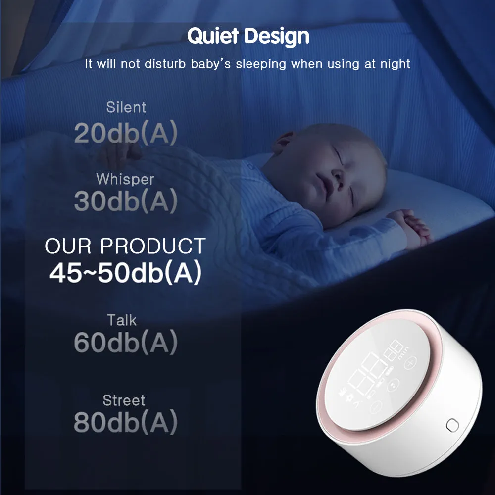 Electric Double Breast Pump with Night Light