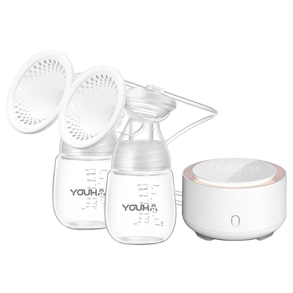Electric Double Breast Pump with Night Light