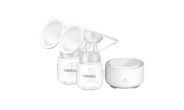 Electric Double Breast Pump with Night Light