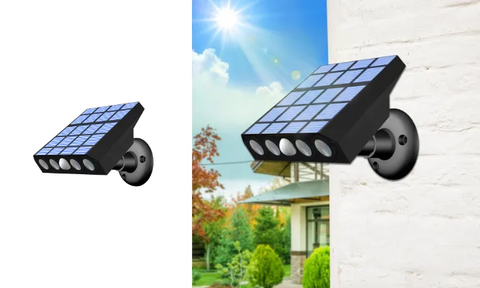 Fake Security Camera Shape LED Security Light Solar Powered