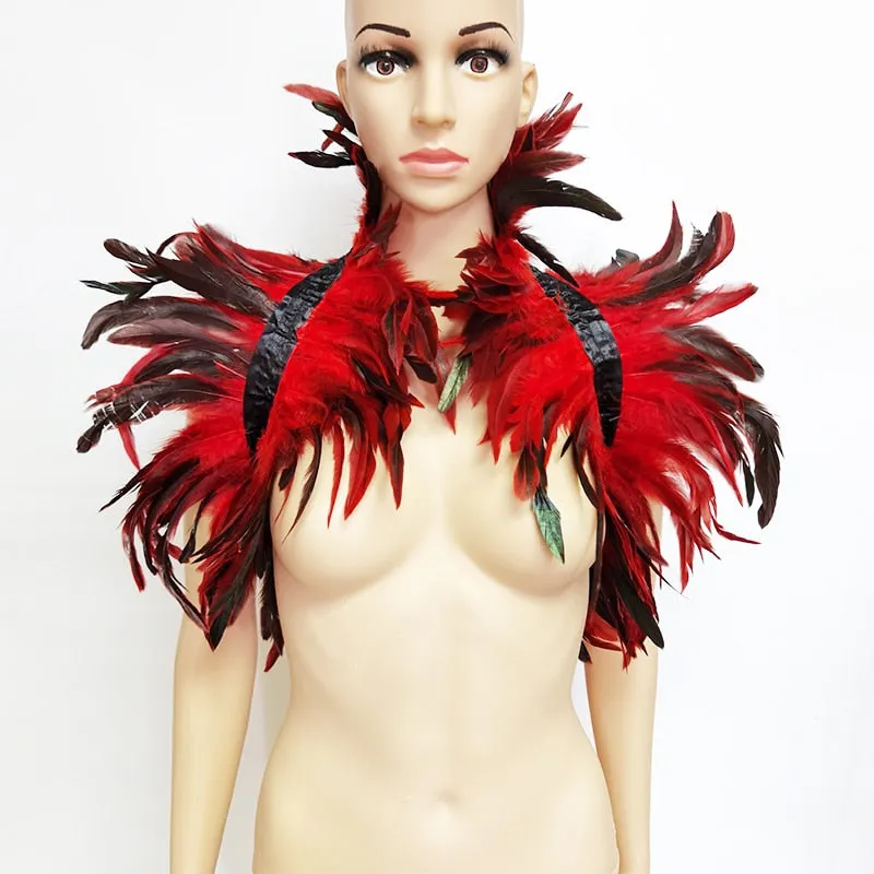 Feather Shoulder Wrap