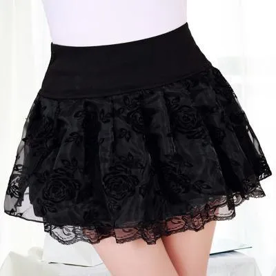 Floral Bowknot Mini Tutu Woman Skirts