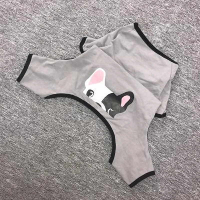 Frenchie Butt Peekaboo Trimmed Jumpsuit