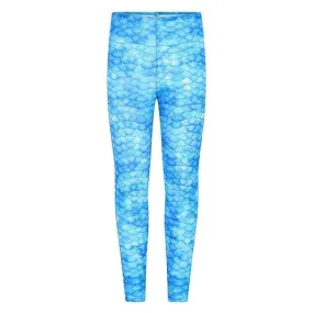 Frozen Aqua Mermaid Leggings
