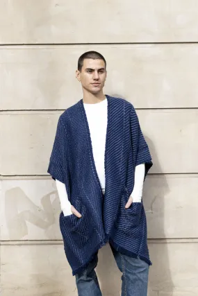 Gaston Cape with Pockets, Navy