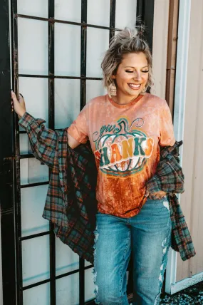 Give Thanks Orange Tee