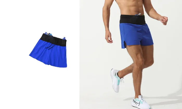 High-Performance Spandex and Nylon Athletic Shorts