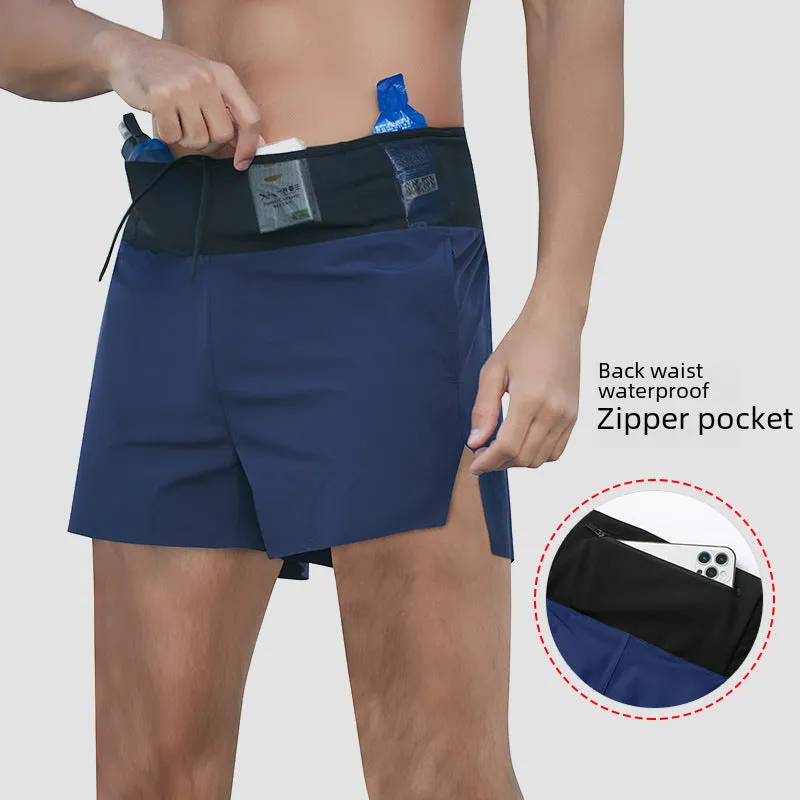 High-Performance Spandex and Nylon Athletic Shorts