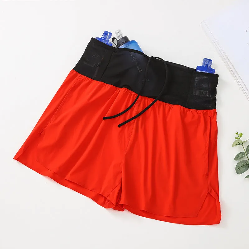 High-Performance Spandex and Nylon Athletic Shorts
