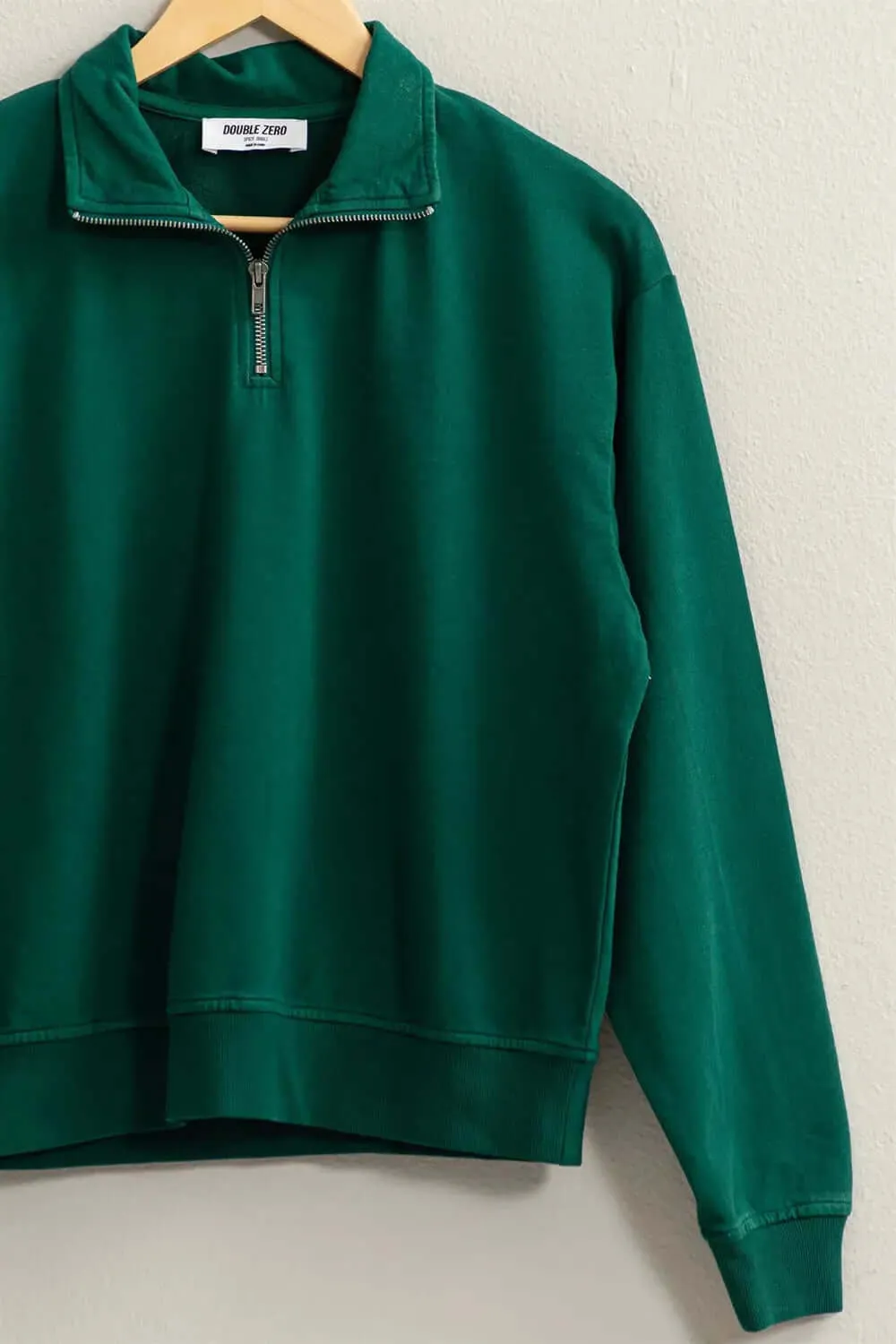 HYFVE Drop Shoulder Half Zip Sweatshirt