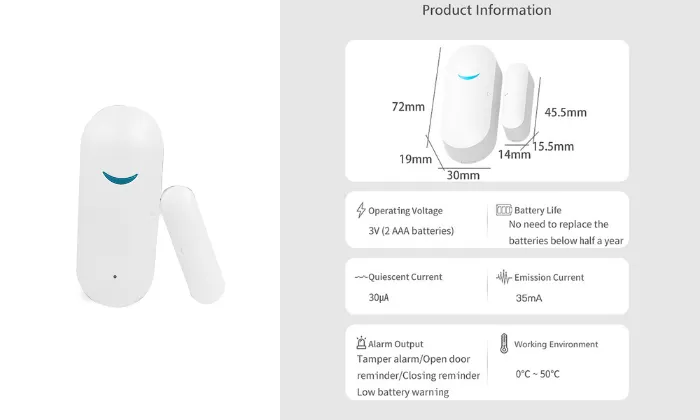 Intelligent WiFi Door Sensor