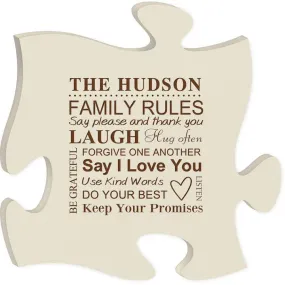 Ivory Puzzle Plaque