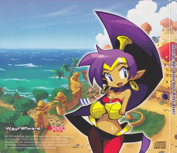 Jake Kaufman - Shantae: Half-Genie Hero 'Risky Beats' (CD, Album, Promo) (M)