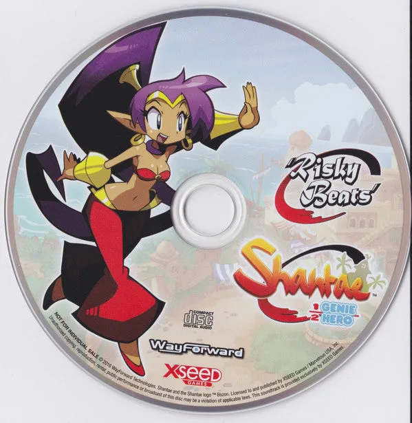 Jake Kaufman - Shantae: Half-Genie Hero 'Risky Beats' (CD, Album, Promo) (M)