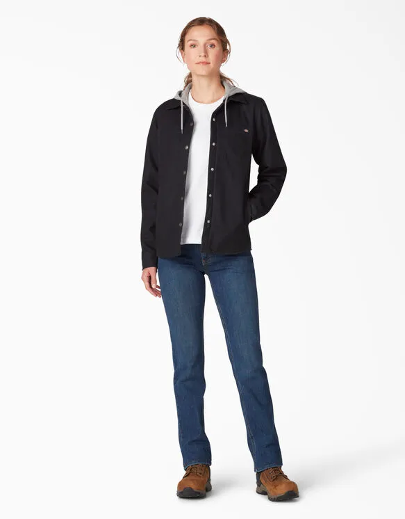 Jeans - Dickies Women's Perfect Shape Straight Leg Stretch Denim Jeans FD146
