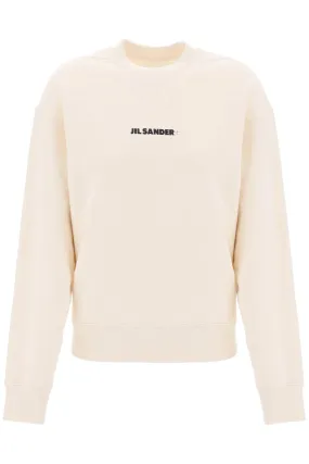 JIL SANDER Oversized Logo Print Sweatshirt