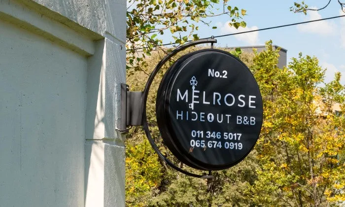 Johannesburg: 1 or 2-Night Stay for Two including Breakfast at Melrose Hideout Guesthouse & Spa