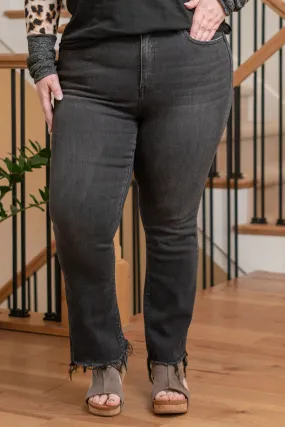 Jones PLUS SIZE HIGH RISE CROP FLARE JEAN