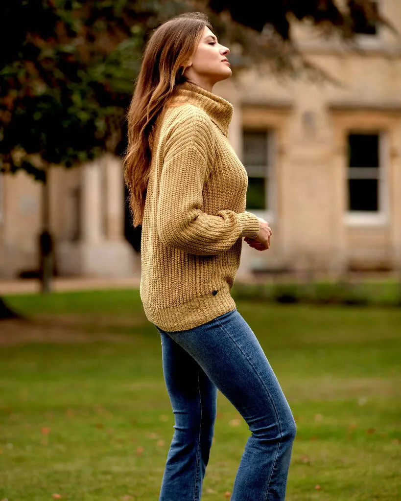 Juniper Cotton Zip Up Knit