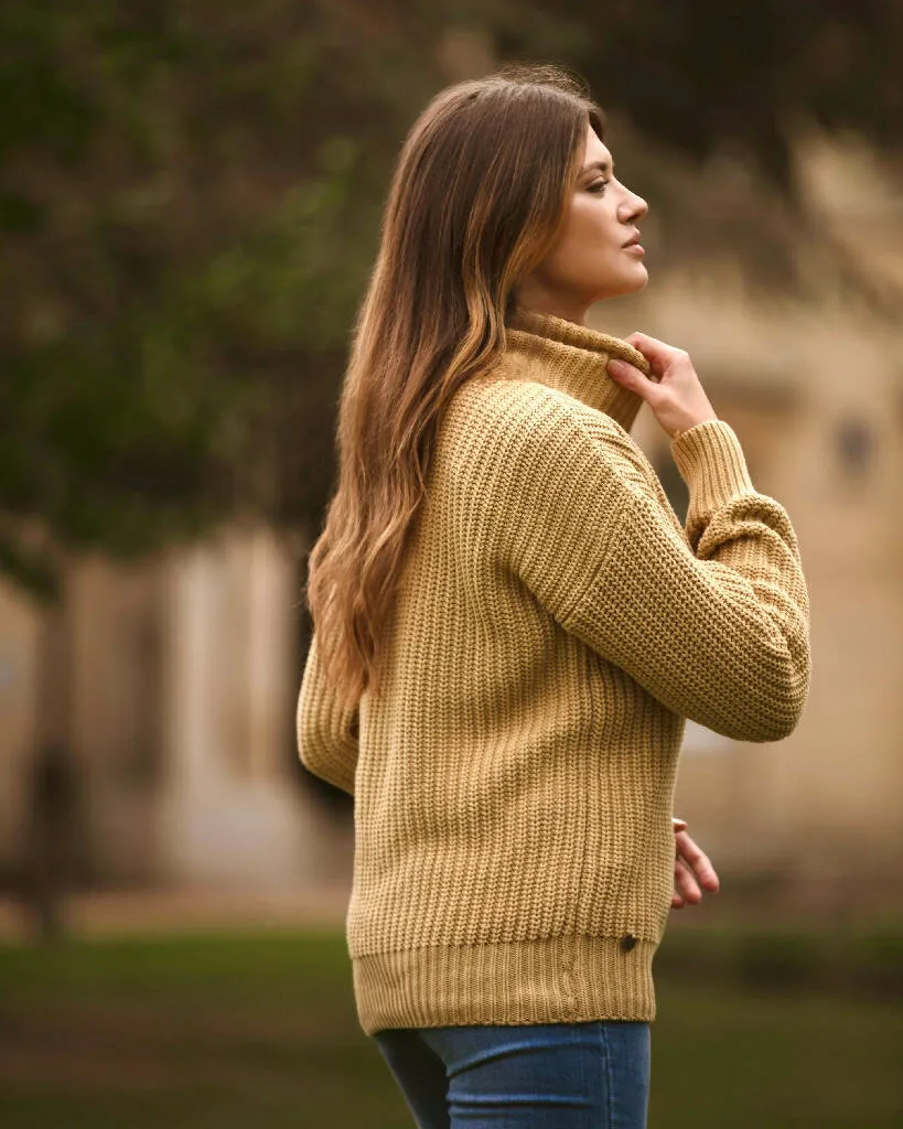 Juniper Cotton Zip Up Knit