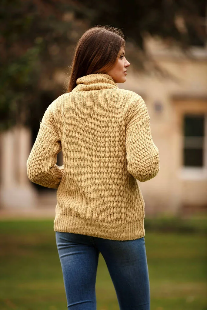 Juniper Cotton Zip Up Knit