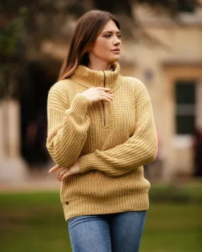 Juniper Cotton Zip Up Knit