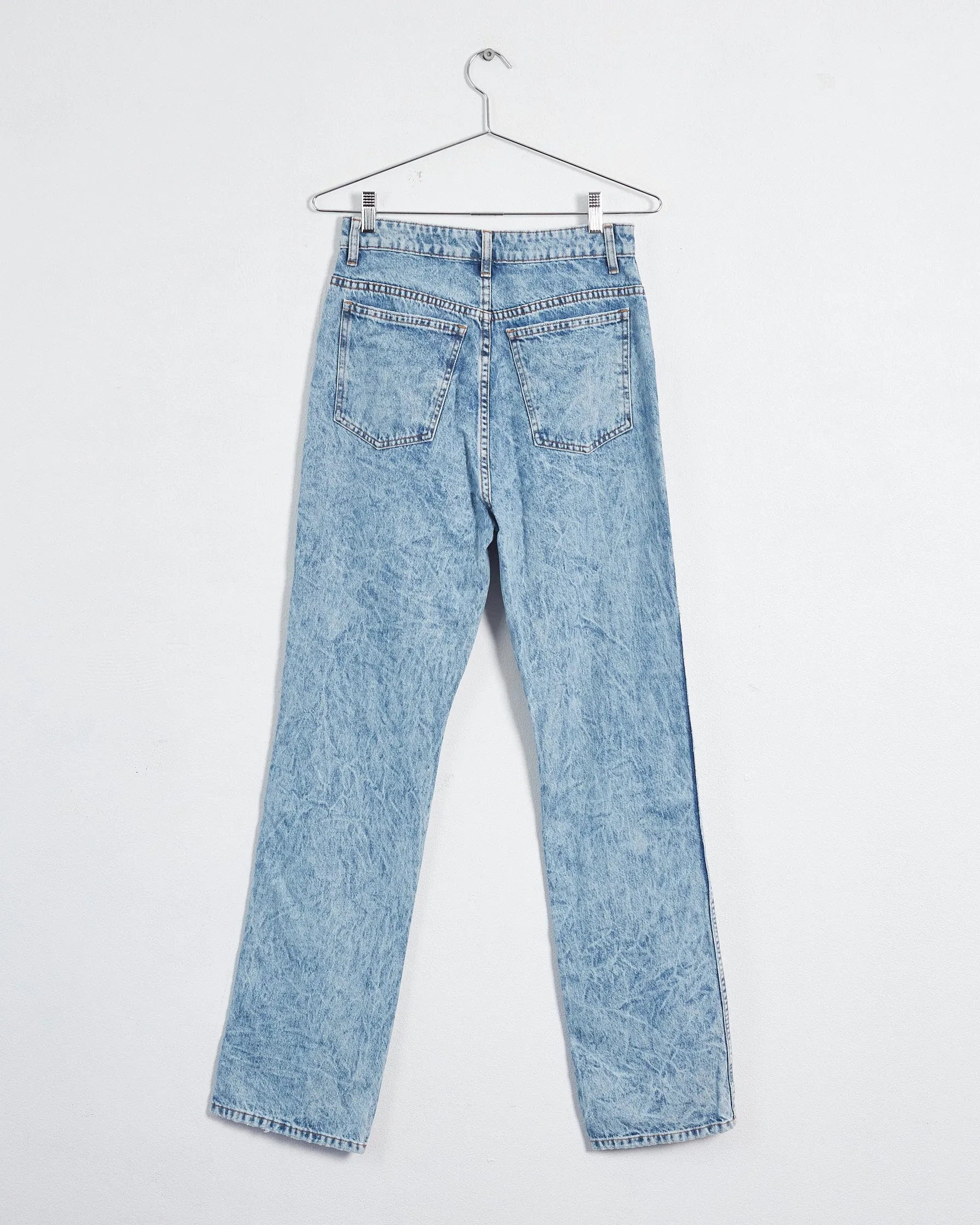 Khaite 'danielle' stonewash jeans, blue, 29