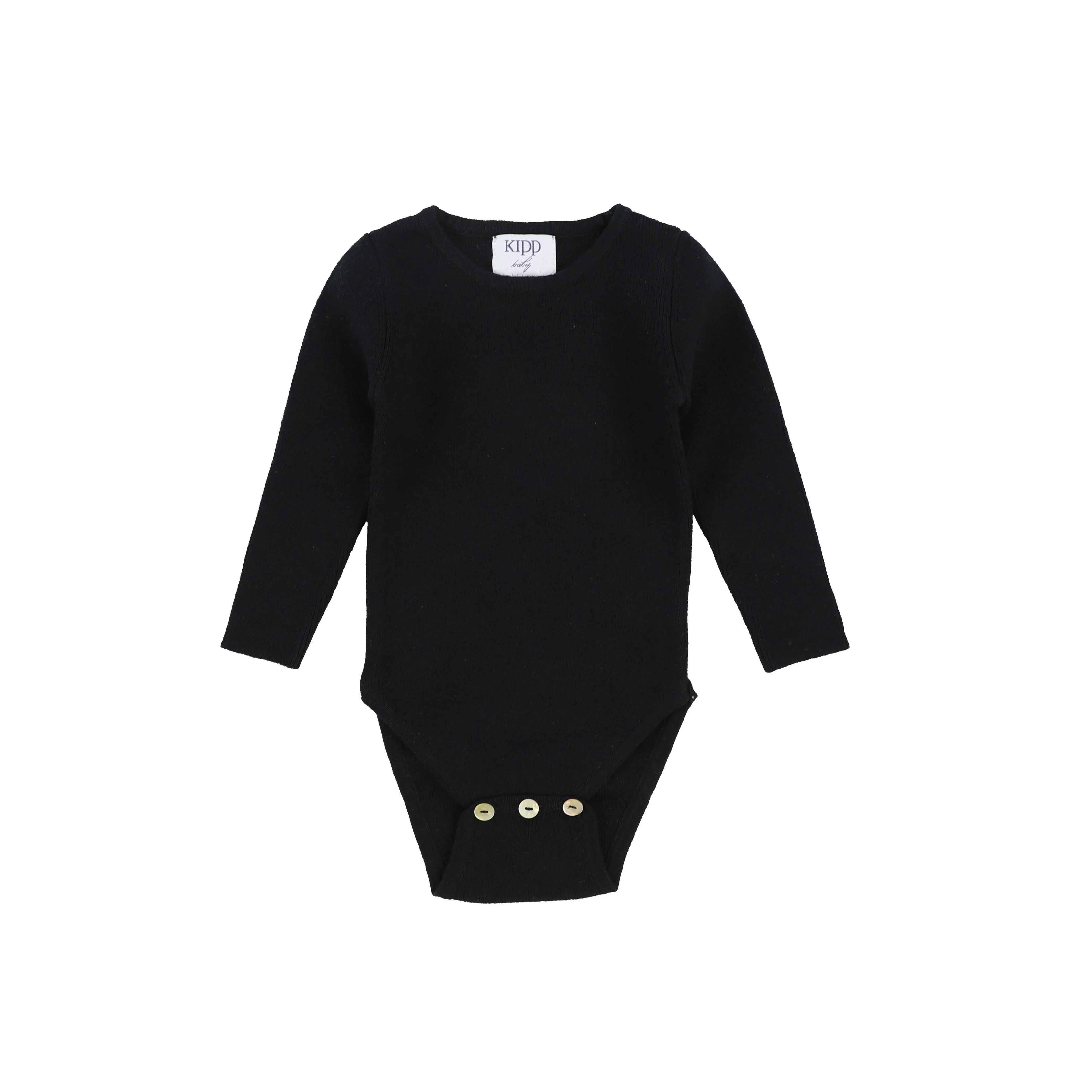 KIPP BLACK KNIT BODYSUIT