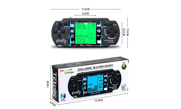 LED Large Screen Tetris Electronic Handheld Game Toy