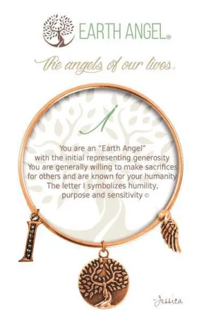 Letter I Earth Angel Bracelet