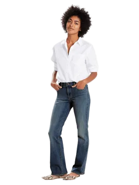 Levi's Women's Classic Fit Bootcut Lapis Hits of Embroidery Jeans