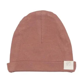 Lilette Cotton Rosewood Bunny Beanie