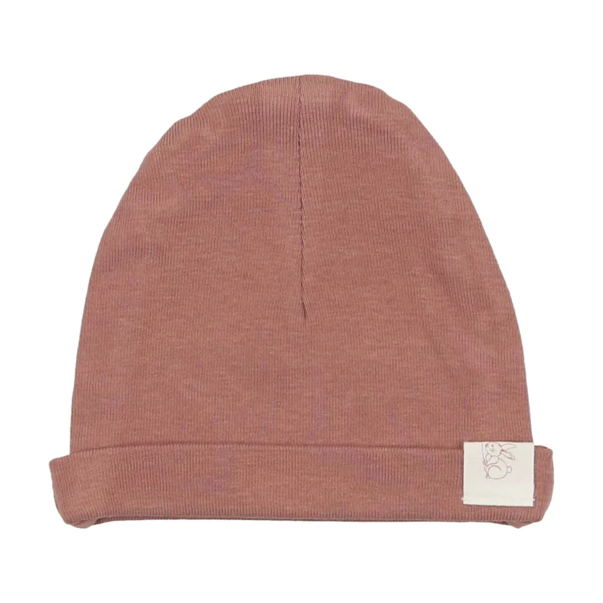 Lilette Cotton Rosewood Bunny Beanie