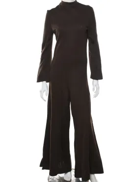 Long Sleeved Jumpsuit - M