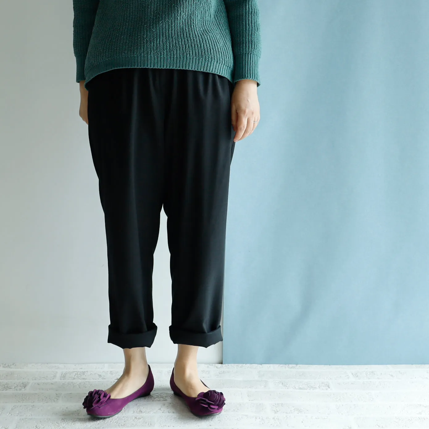 <P12NR-000> LINEN  -Relax Tapered Pants