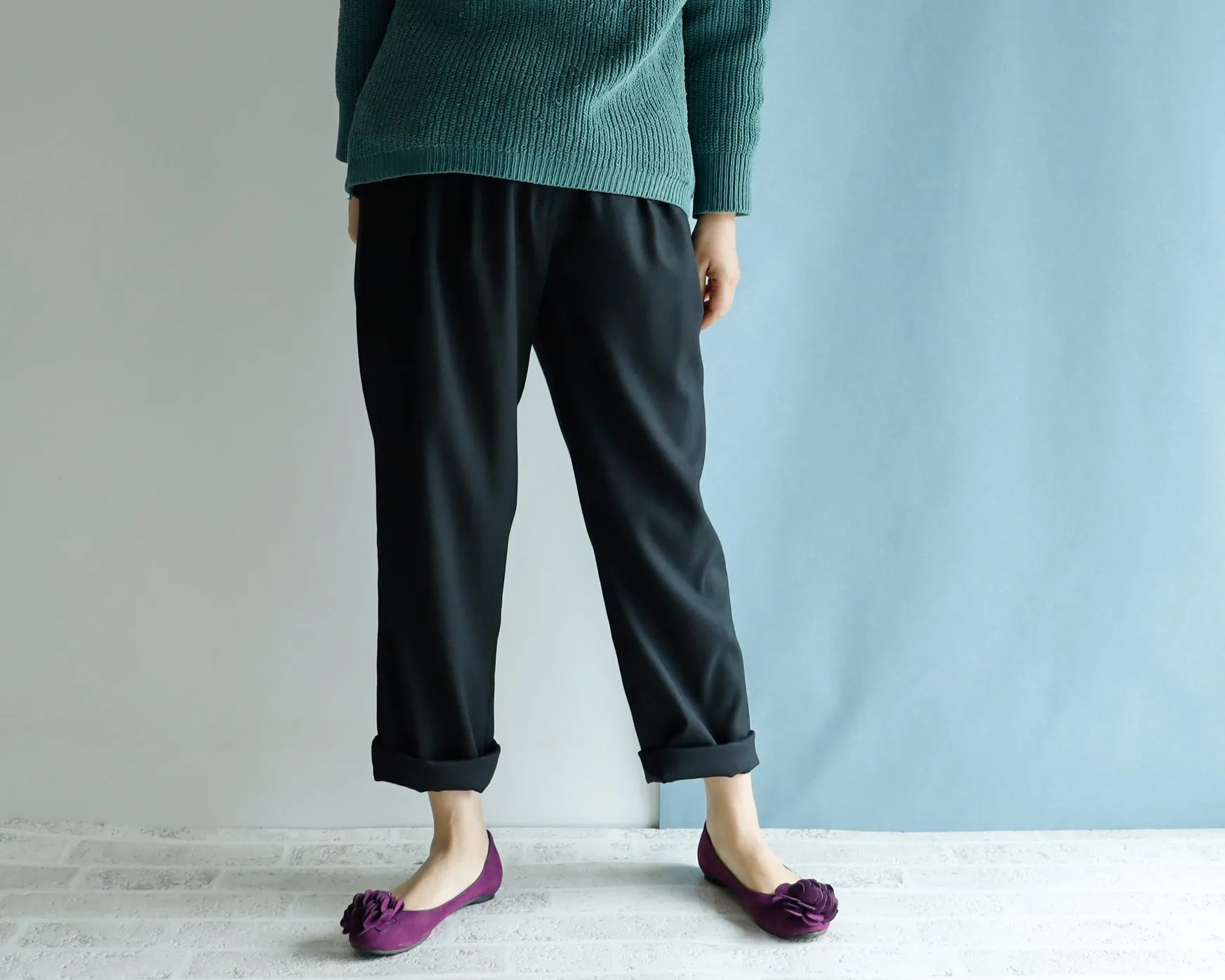 <P12NR-000> LINEN  -Relax Tapered Pants