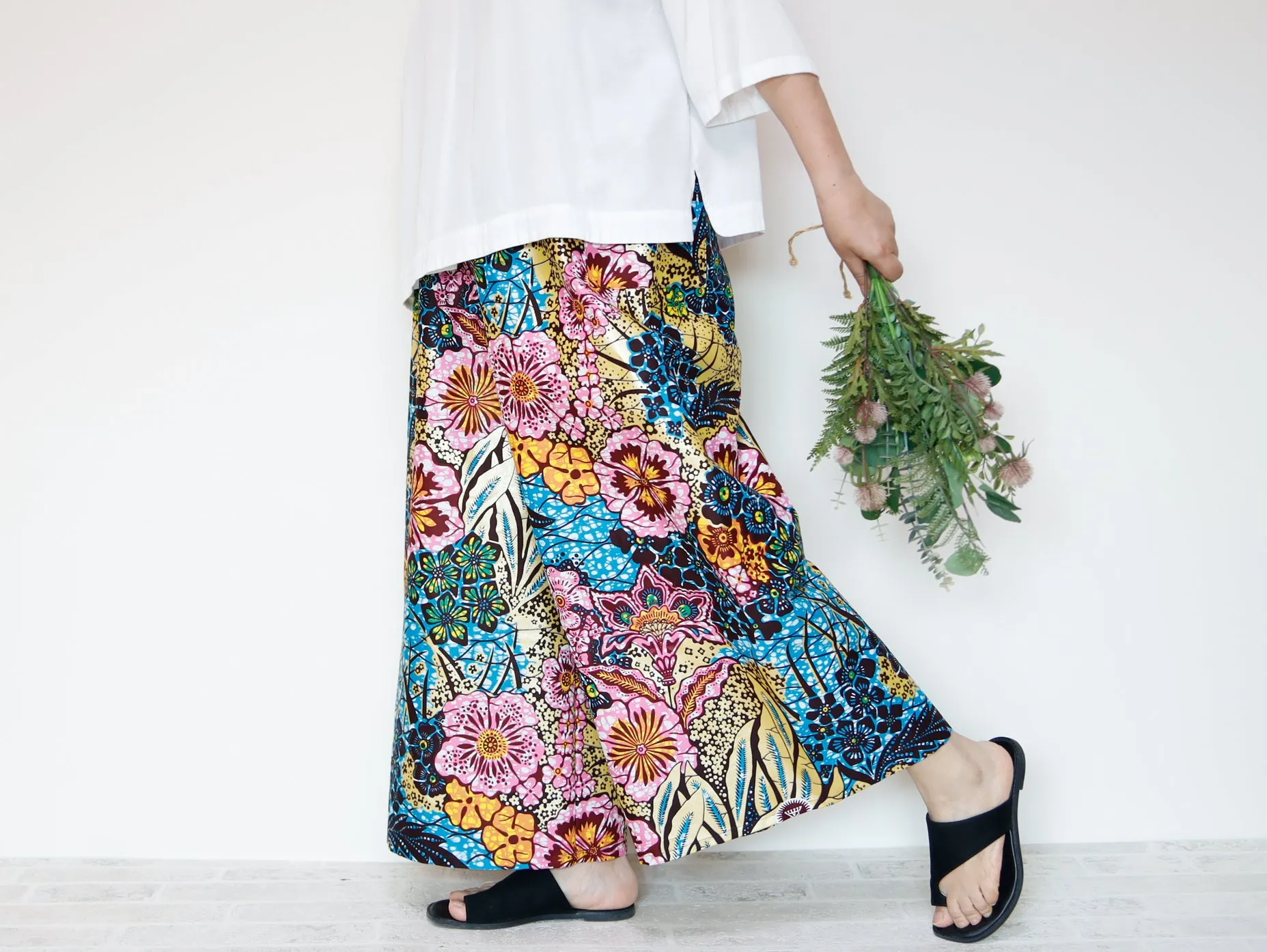 <P15-060>  AFRICAN PRINT Gaucho