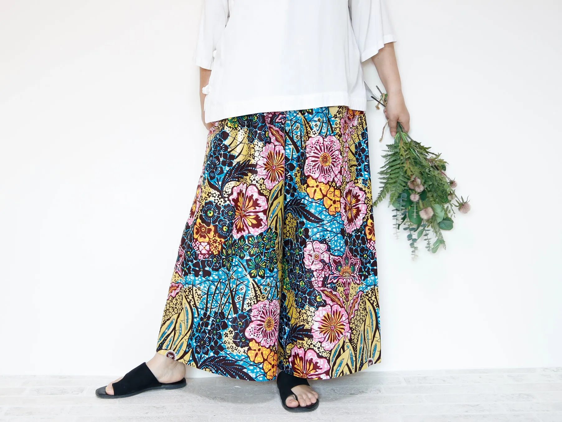 <P15-060>  AFRICAN PRINT Gaucho
