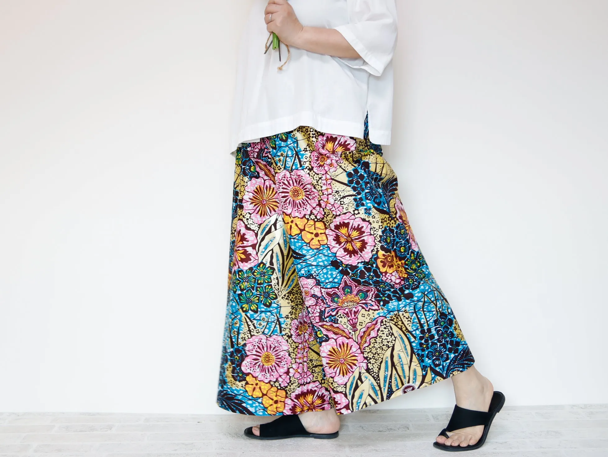 <P15-060>  AFRICAN PRINT Gaucho
