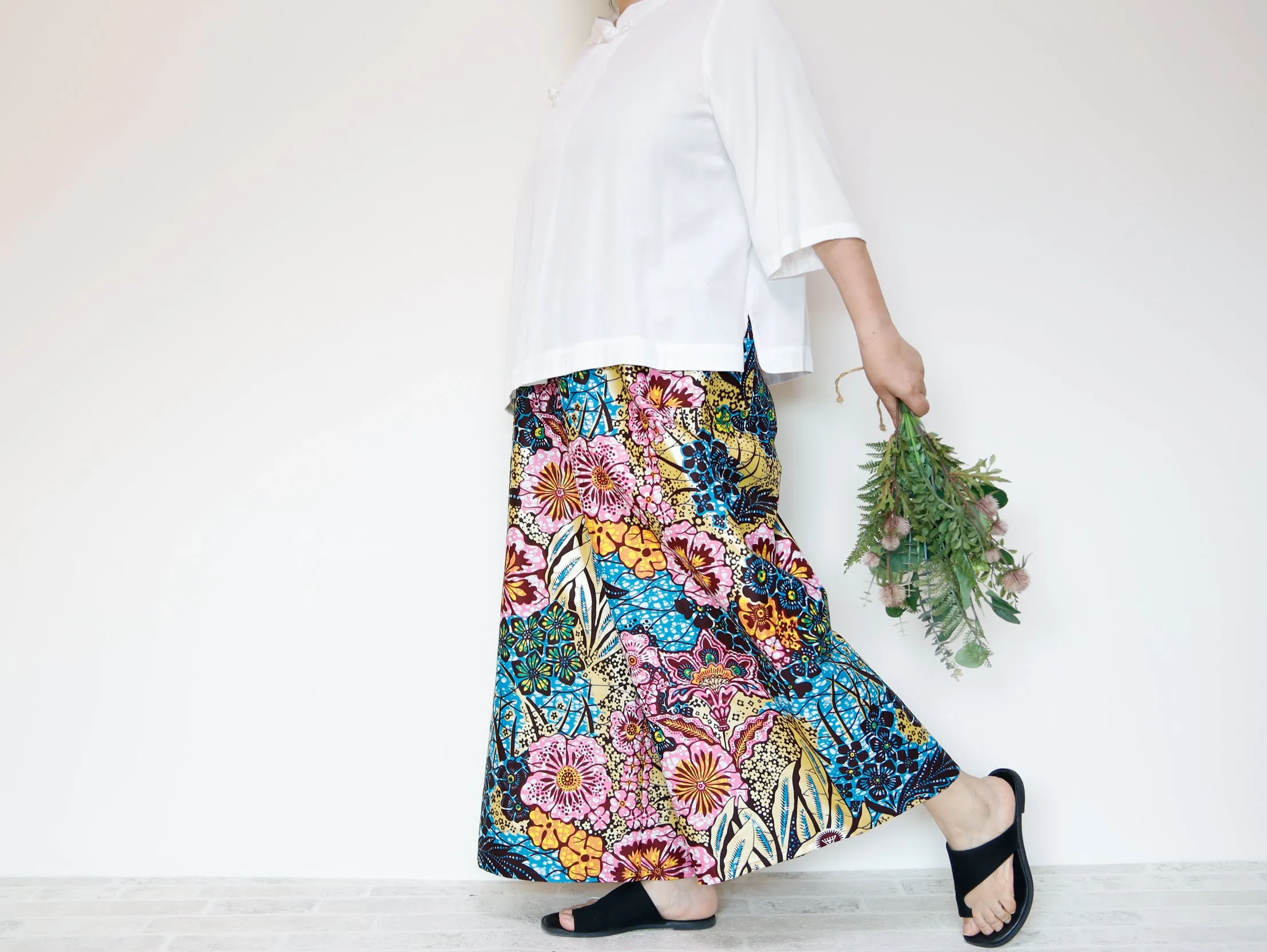 <P15-060>  AFRICAN PRINT Gaucho