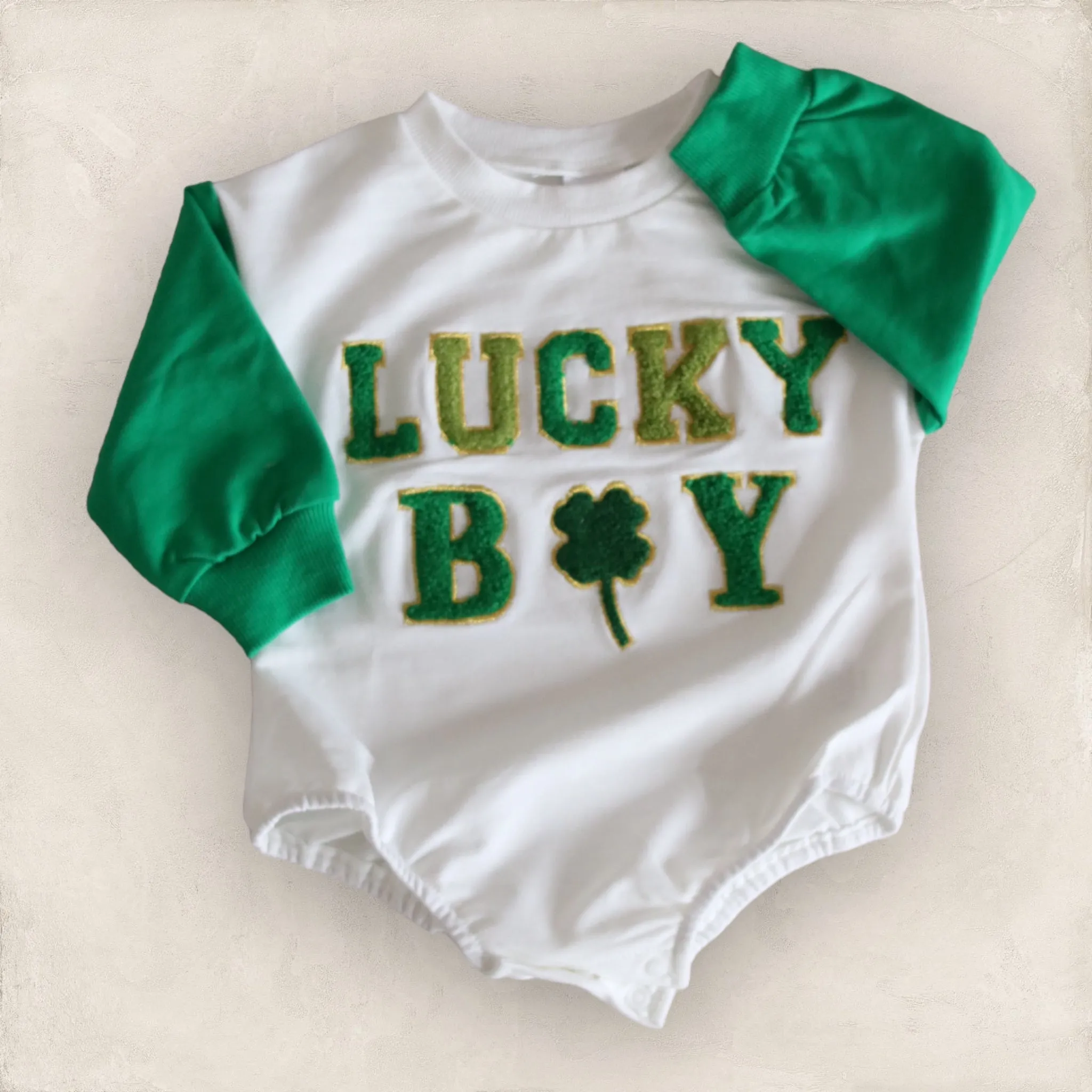 Lucky Boy Appliqué Sweatshirt