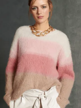 Luisa Cerano Pink Ombre Wool Jumper 148979/5295