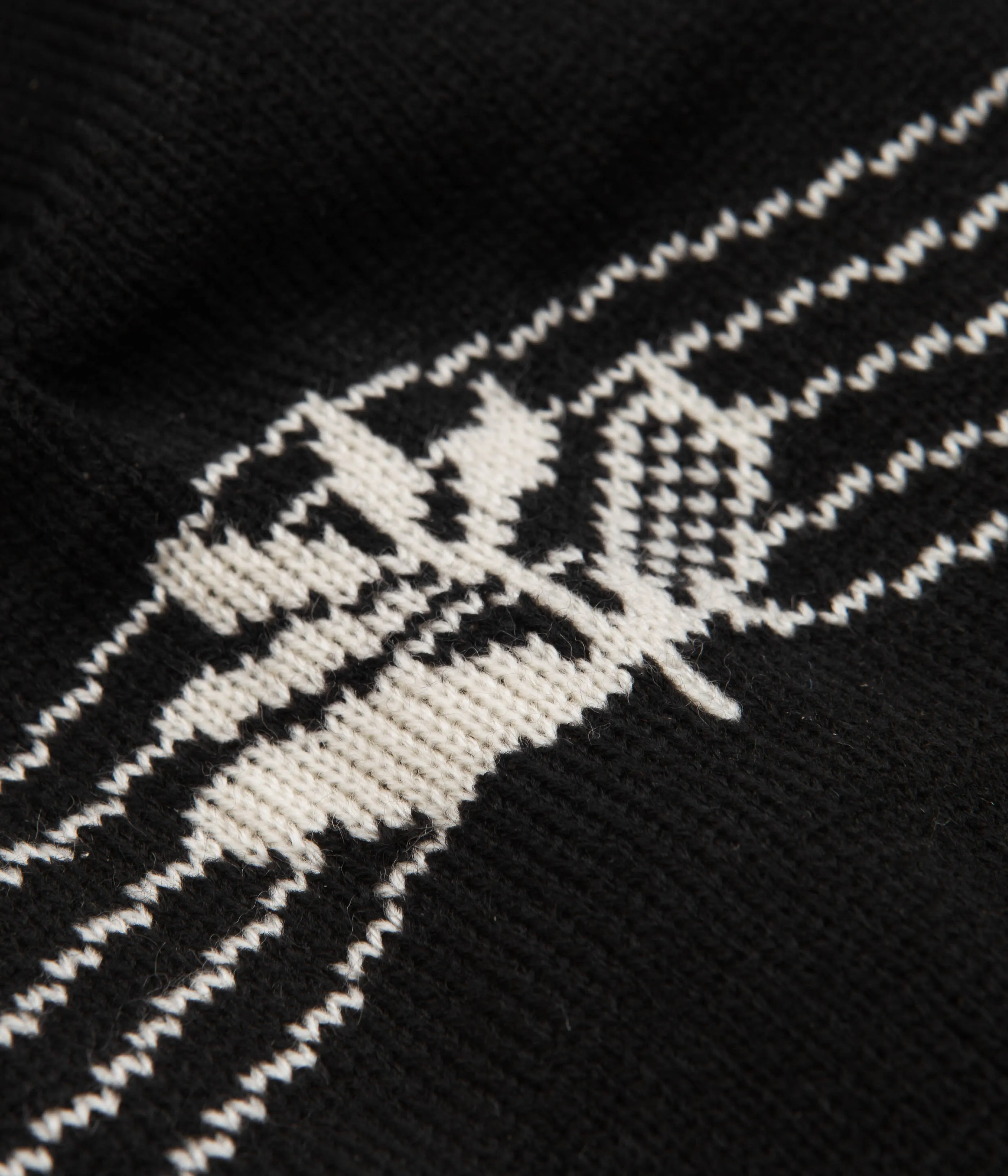 Magenta Scale Beanie - Black
