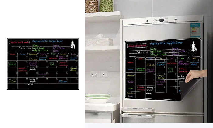 Magnetic Dry Erase Board Calendar
