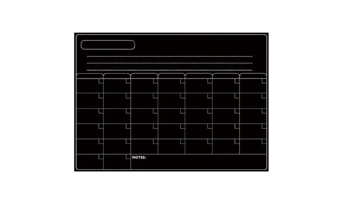 Magnetic Dry Erase Board Calendar