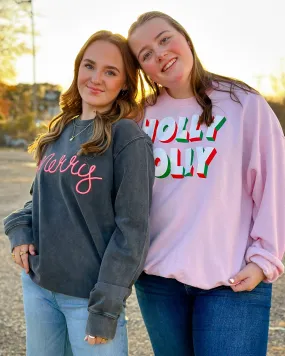 Merry Puff Ink Sweatshirt