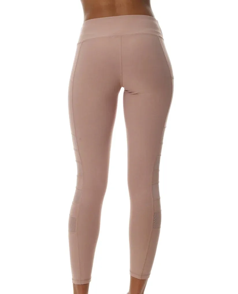 Mesh Block Legging Dusty Violet- Gottex